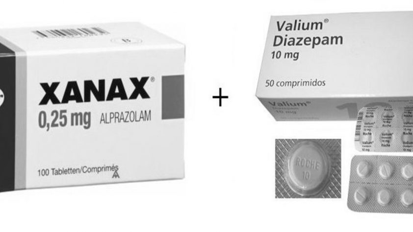 Valium compared to alprazolam